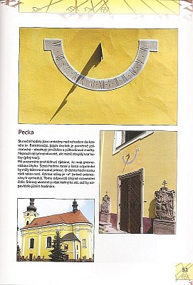 hodiny na kostele v Pecce