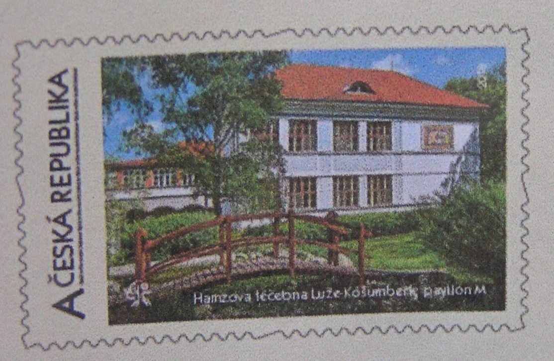 sluneční hodiny na poštovní známce